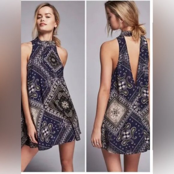 KEEP Free People Intimately Beaux Slip Dress - Bandana Print, Size S - Picture 16 of 16